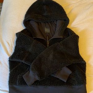 Lululemon Scuba Oversized Sherpa 1/2 zip black M/L